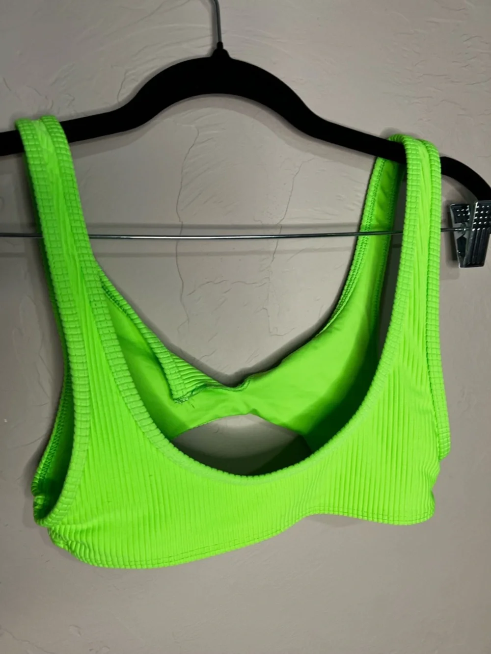 Frankie’s Cole Bright Green Top X Shea Luxe Purple Hip Hugger Bikini 2 Piece Set